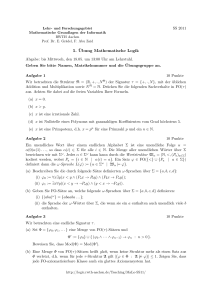 5. Übung Mathematische Logik - RWTH