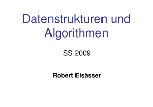 Datenstrukturen und Algorithmen