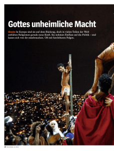 Gottes unheimliche Macht