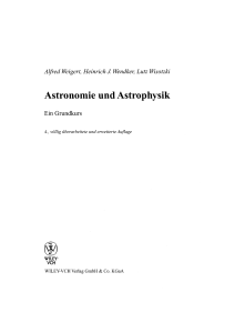 Astronomie und Astrophysik