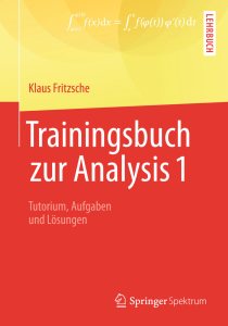 1 Die Sprache der Analysis