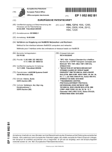 Verfahren zur Kopplung von NetBIOS Netzwerken und Rechnern