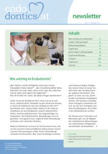 newsletter - endodontics.at