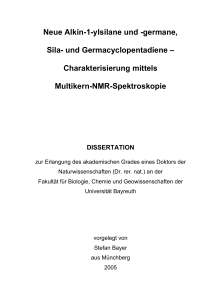 Neue Alkin-1-ylsilane und -germane, Sila- und