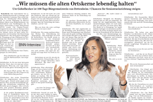 Wir müssen die alten Ortskerne lebendig halten