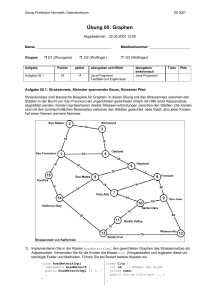 Übung 05: Graphen