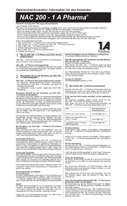 NAC 200 - 1 A Pharma - medikamente-per