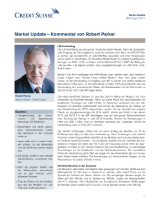 Market Update – Kommentar von Robert Parker