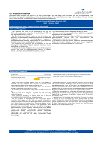 ISIN: LU1603418663 Abaris Emerging Markets Equity B EUR