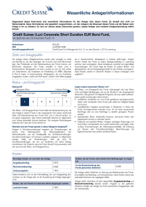 Key Investor Information Document