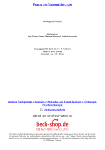 Praxis der Viszeralchirurgie - ReadingSample - Beck-Shop