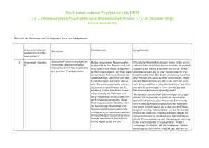 Hochschulverbund Psychotherapie NRW