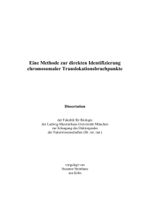 Eine Methode zur direkten Identifizierung chromosomaler