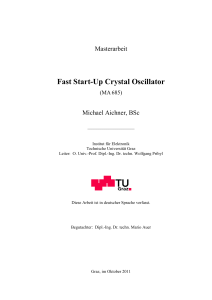 Fast Start-Up Crystal Oscillator