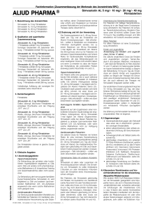 Simvastatin AL 5 mg/- 10 mg/- 20 mg/- 40 mg Filmtabletten