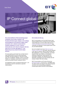 IP Connect global - BT Global Services