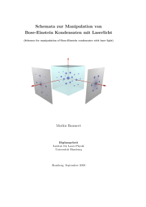 Schemata zur Manipulation von Bose