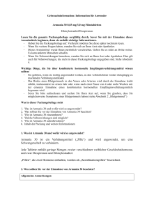 Armunia 30 ist ein Verhütungsmittel („Pille“) und wird