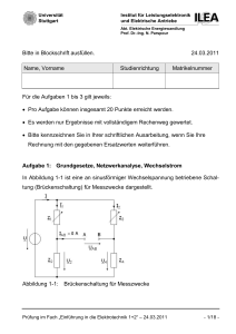 Bitte in Blockschrift ausfüllen. 24.03.2011 Name, Vorname