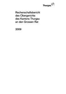 RBOG 2009 - Obergericht des Kantons Thurgau