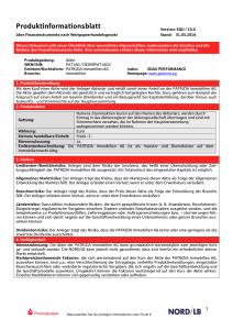 Produktinformationsblatt Aktien - NORD/LB Basisinformationsblätter
