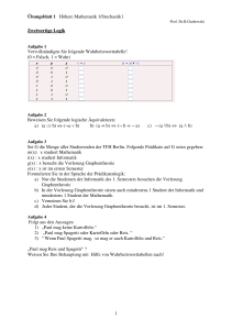 Übungsblatt 1 Höhere Mathematik 1/Stochastik1 1