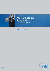 Jahresbericht 2008 | DWS Strategie Fonds