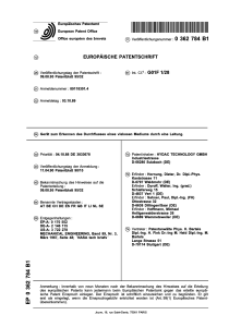 Gerät zum Erkennen des Durchflusses eines viskosen Mediums