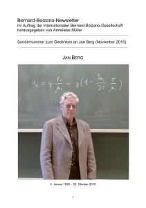 Bernard-Bolzano-Newsletter - frommann