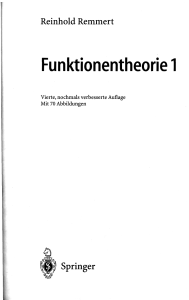 Funktionentheorie 1