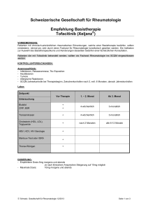 Tofacitinib - Schweizerische Gesellschaft für Rheumatologie