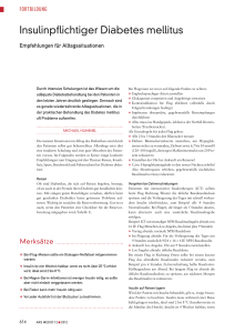 Insulinpflichtiger Diabetes mellitus