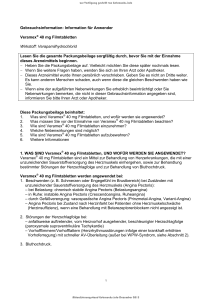 Information für Anwender Veramex® 40 mg Filmtabletten Wirkstoff