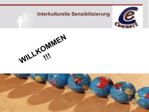 Interkulturelle Sensibilisierung - german