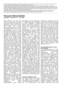 Passauer Bistumsblatt