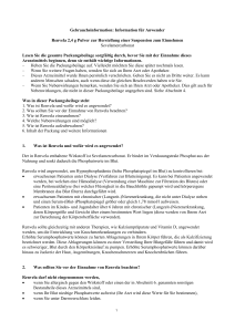 Gebrauchsinformation: Information für Anwender