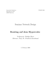 Seminar Network Design Routing auf dem Hypercube