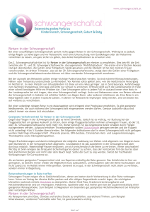 Reisen Schwangerschaft | Kinderwunsch