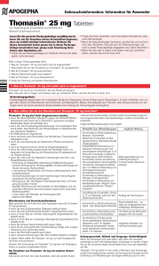 Thomasin® 25 mg Tabletten - APOGEPHA Arzneimittel GmbH