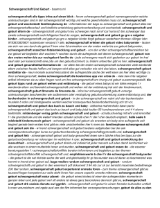 Schwangerschaft Und Geburt