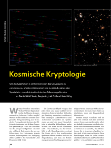 Kosmische Kryptologie