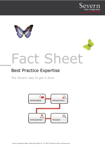 Best Practice Expertise - Severn Consultancy GmbH