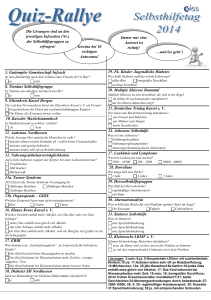 3. Guttempler Gemeinschaft Infozelt 8. Tinnitus Selbsthilfegruppe 9