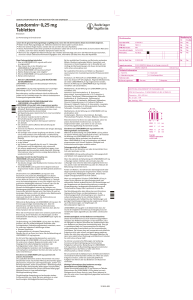 Lendormin® 0,25 mg Tabletten