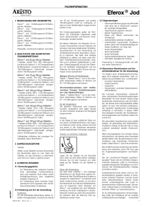 Eferox Jod - SRZ - Fachinformationsdienst