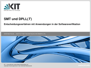 SMT und DPLL(T)