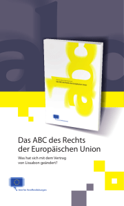 Das ABC des Rechts der Europäischen Union