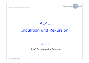 ALP I Induktion und Rekursion