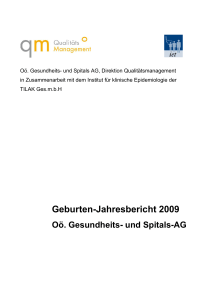 Geburten-Jahresbericht 2009