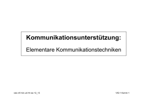 Kommunikationsunterstützung